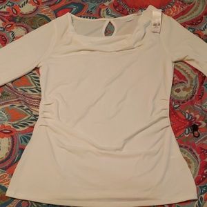 New with tags white top